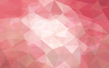 Pink crystal low polygon background