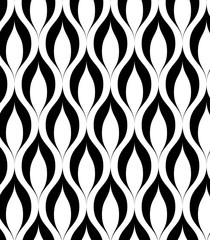 Geometric pattern, stylish monochrome