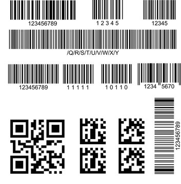 Verschieden Barcodes