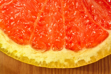 grapefruit of cross section