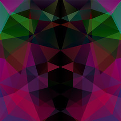 Fototapeta premium Abstract geometric style dark background. Dark business background
