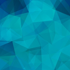 Fototapeta premium Background made of blue triangles. 