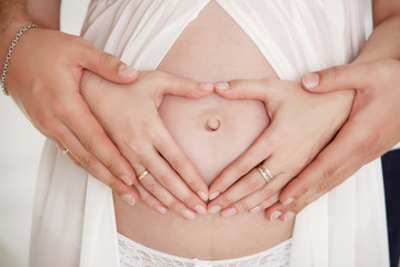 Pregnant woman , sweet healthy pregnancy