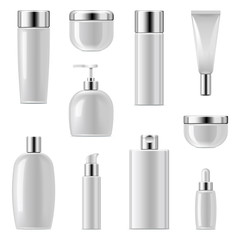 Vector Cosmetic Packaging Icons Set 2