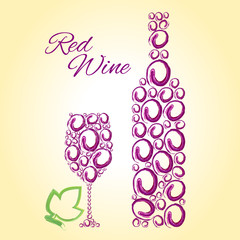 Wine Glass. Wine List. Wine Bottle. Wine Background.