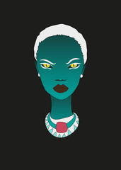 Woman beauty background