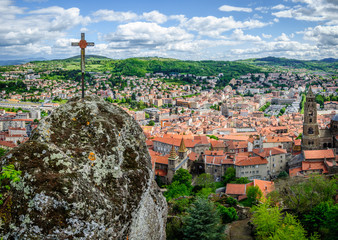 Vue générale du Puy-en-Velay