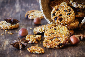 Cookies from sesame seeds