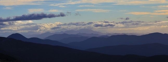Sunset view from Mt Robert