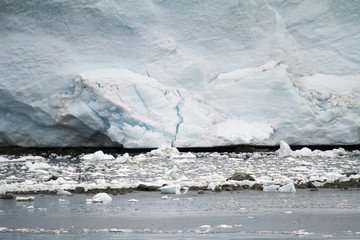 Antarctica - Coastline of Antarctica With Ice Formations - Antarctic Peninsula - Palmer Archipelago...