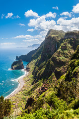 Fototapeta na wymiar Madeira - an der Nordküste bei Faial; Portugal