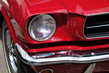 Ford Mustang 1965 - obrazy, fototapety, plakaty