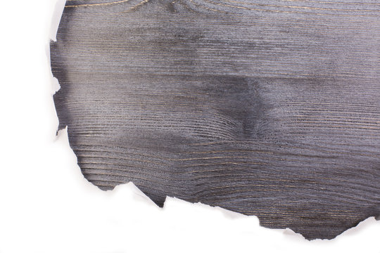 Torn paper wooden surface top