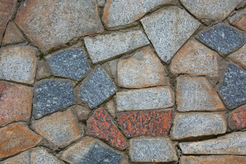 Stone wall background granite tiles