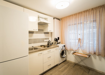 Kitchen in a modern home.