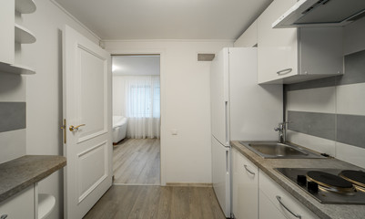 Kitchen in a modern home.