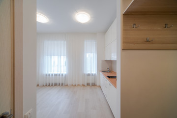 Bedroom in a modern house.