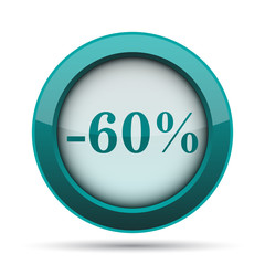 60 percent discount icon
