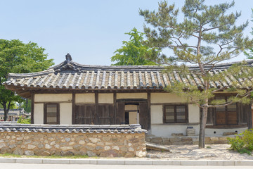 SEOUL,South Korea - MAY 22: Hahoe Folk village in South Korea. M