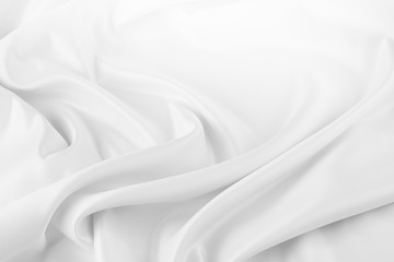 Fototapeta premium White silk