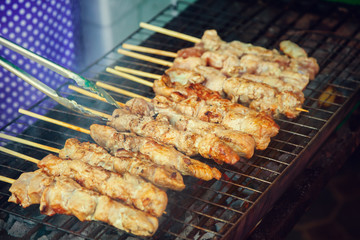 Skewers of meat