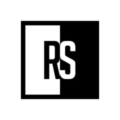 initial square half logo