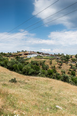 Fototapeta na wymiar Old village landscape