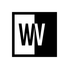 initial square half logo