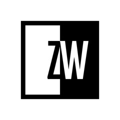 initial square half logo