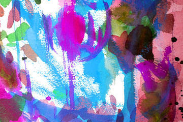 Fototapeta premium abstract watercolor background design