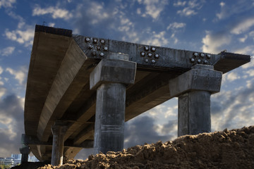 overpass within construction