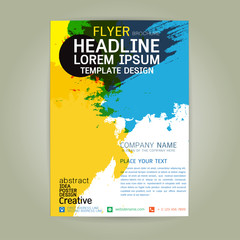 poster flyer  brochure business creativity abstract a4 paper art