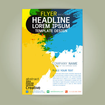 poster flyer  brochure business creativity abstract a4 paper art