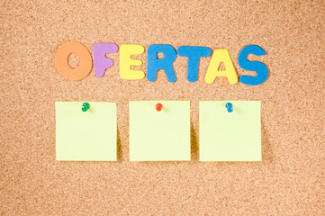 Cartel de Ofertas