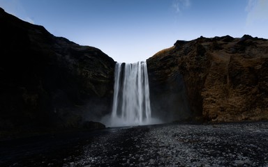 Waterfall in Iceland