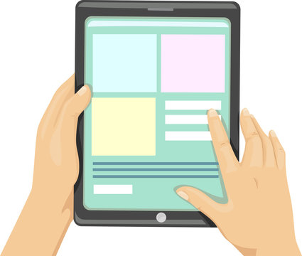Tablet clip art preview