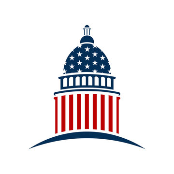 American Capitol logo. Vector graphic design
