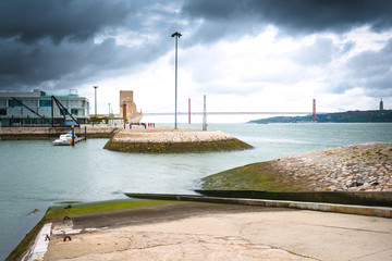Embankment of the River Tagus. Lisbon. Portugal