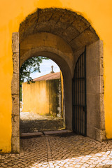 Obraz premium Inside the territory of the Palmela Castle. Portugal