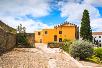 Inside the territory of the Palmela Castle. Portugal