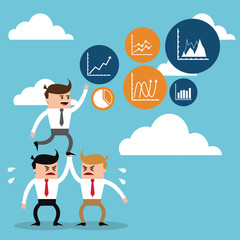 Businesspeople cartoon design