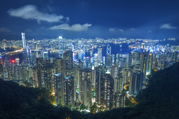 Obraz premium Victoria Harbor of Hong Kong