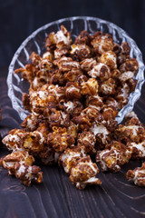 Sweet chocolate popcorn