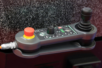 Joystick control machine cnc © popov48