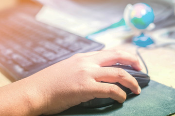 Hand to playing computer