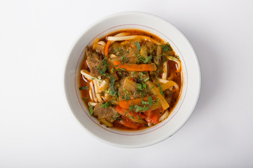 Uzbeck traditional soup