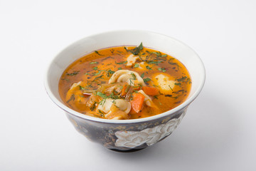 Uzbeck traditional soup