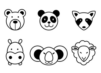 set of animal icon