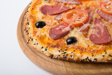 Fresh baked pizza