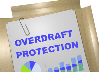 Overdraft Protection business concept